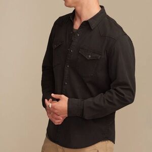Lucky Brand Twill Mesa Western Shirt, size XL